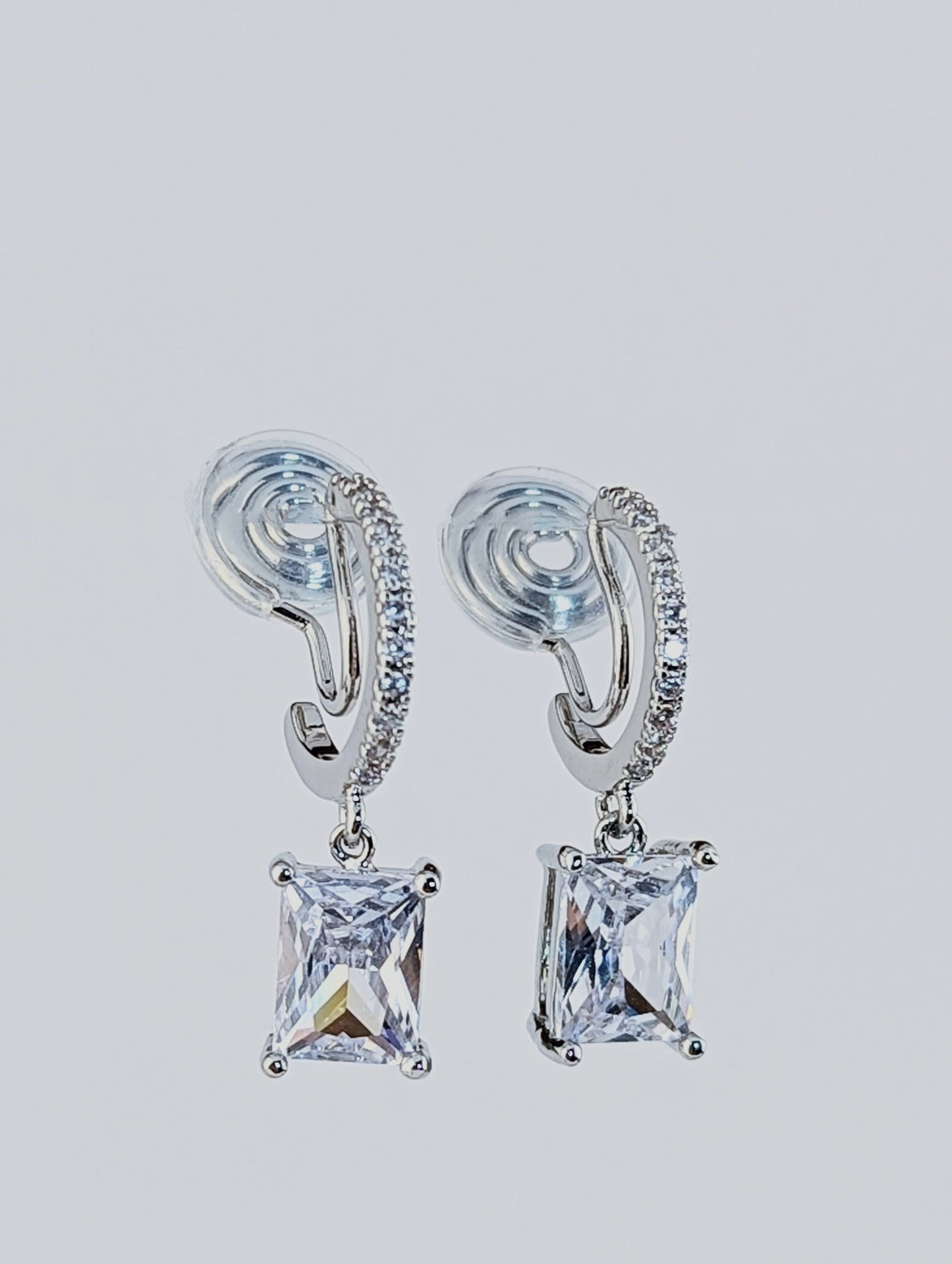 Joy Dimond Dangle Clip-on Earrings