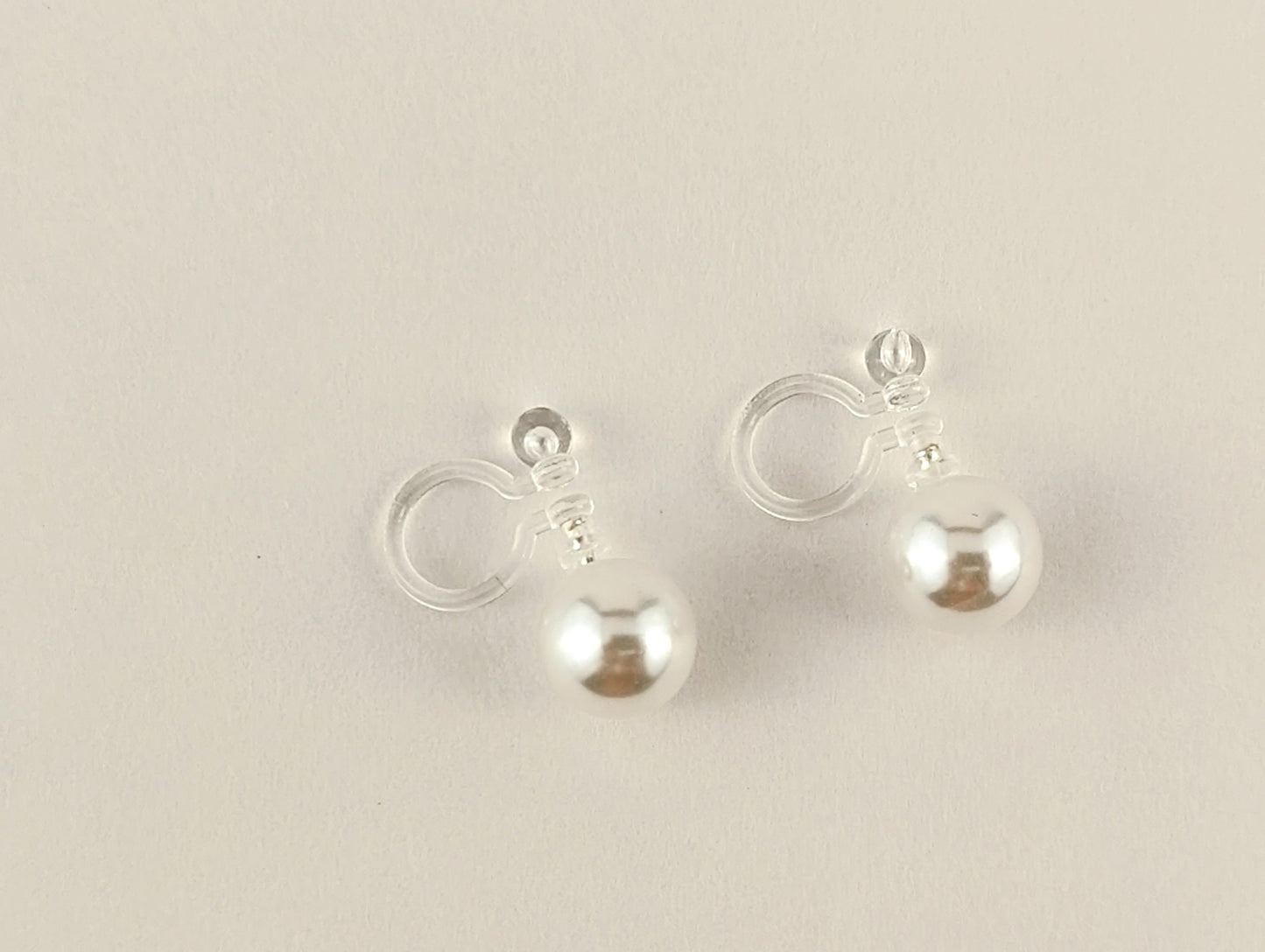 Pearl Stud Clip-on Earrings